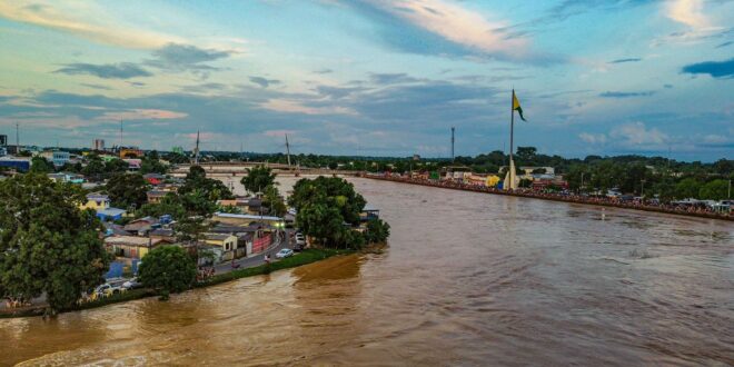 Nível do Rio Acre aumenta 28 cm em 24 horas