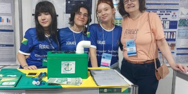 Escola do Acre se destaca na Feira Brasileira de Ciências e Engenharia com quatro premiações