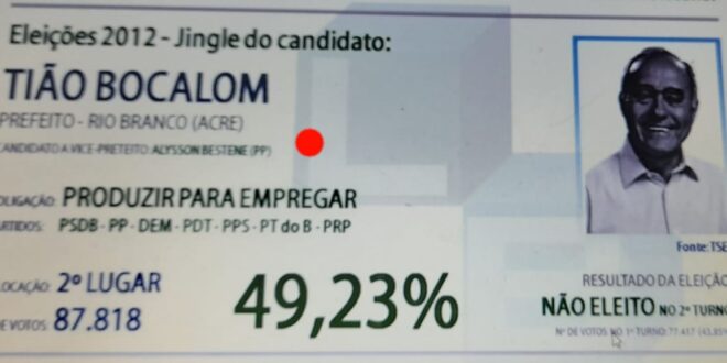 Coluna da Angélica- Para relembrar: chapa Bocalom/Alysson foi derrotada por Marcus Alexandre em 2012