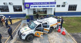 Detran entrega viatura e equipamentos para o Pelotão de Trânsito da PM em Cruzeiro do Sul
