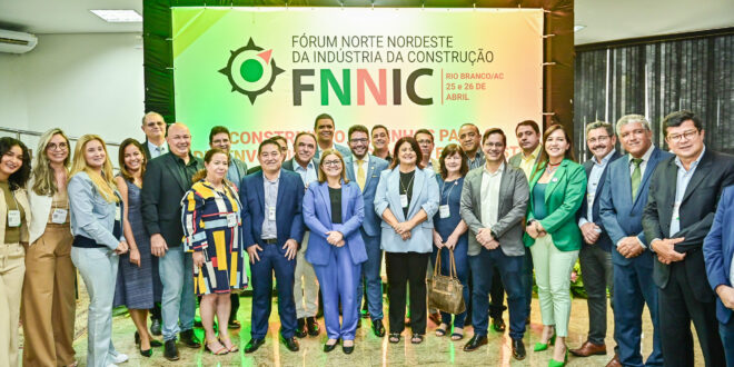 No Fórum da Indústria da Construção, governador Gladson Cameli e ministro das Cidades discutem desenvolvimento regional