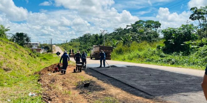 Governo do Estado avança com obras nas rodovias AC-40, AC-90 e AC-10