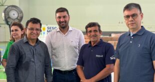 Gonzaga e Nicolau prestigiam entrega de alimentos da CNC para atingidos pela enchente