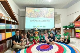 Estudantes de Tarauacá recebem educação ambiental em alusão ao Dia da Mãe Terra