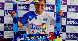 Presidente da Aleac prestigia 3ª Corrida Azul e destaca importância da inclusão de pessoas com autismo