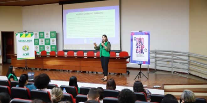 Semulher e SEE promovem palestra contra assédio moral e sexual no trabalho