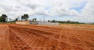 Obra de construção do Batalhão da Polícia Militar na Cidade do Povo, avança