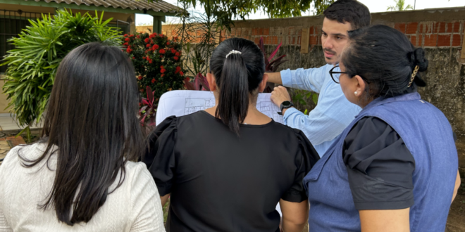 Seop faz visita técnica ao Lar Vicentino para iniciar obra de reforma