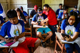 Escolas indígenas do Acre dispõem de tablets e internet