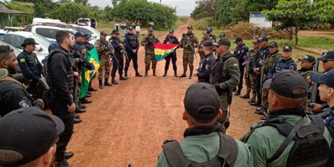 PM e PF deflagram operação conjunta com a Polícia Nacional Boliviana para coibir crimes na fronteira