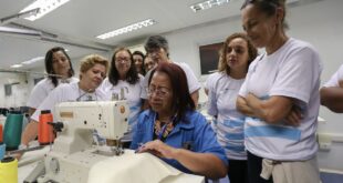 Matrículas para o curso de costureira do Iepetec vão até o dia 31 de maio