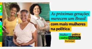 Campanha do TSE incentiva participação feminina nas eleições