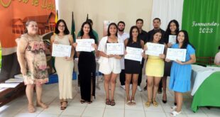 179 formandos de cursos do Ieptec em Plácido de Castro recebem certificados