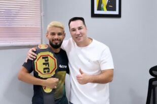 Lutador acreano conquista cinturão do Predador no México