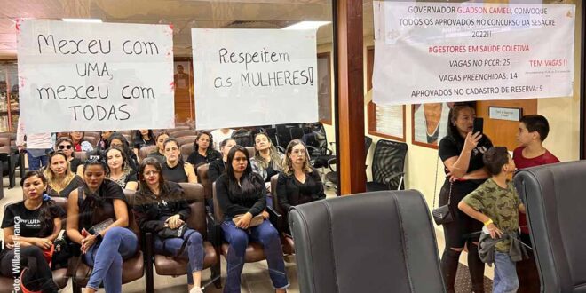 Policiais penais femininas protocolam denúncia contra presidente do Iapen