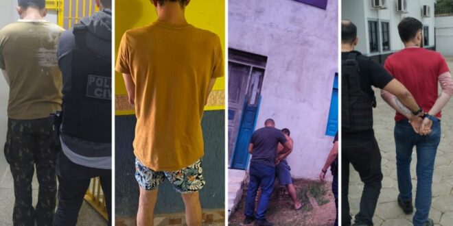 Operação contra a exploração sexual infantojuvenil cumpre seis mandados de prisão e registra mais de 80 B.O.