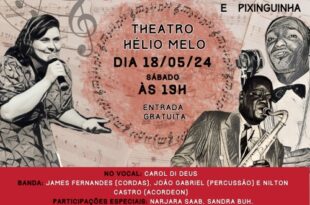 Show musical em homenagem a Lupicínio Rodrigues e Pixinguinha estará em cartaz em Rio Branco no sábado 18