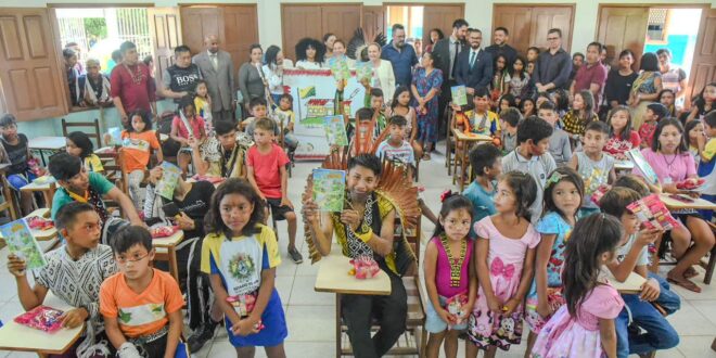 TJAC leva Projeto Cidadania e Justiça na Escola à Terra Indígena Igarapé do Caucho