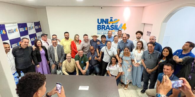 União Brasil reafirma apoio a Bocalom e apresenta pré-candidatos a vereadores