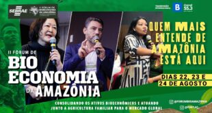 Segundo Fórum de Bioeconomia da Amazônia será realizado em agosto