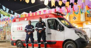 Atendimento Móvel de Urgência está presente durante todas as seis noites de Arraial Cultural