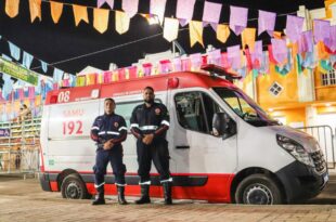 Atendimento Móvel de Urgência está presente durante todas as seis noites de Arraial Cultural