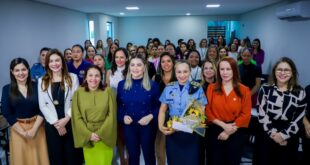 1ª mulher subcomandante-geral da PMAC recebe boas-vindas de Gestoras