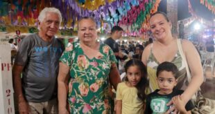Arraial cultural tem público predominantemente familiar