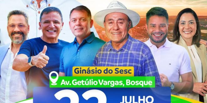 Bocalom convida população rio-branquense para convenção: “Festa da democracia”