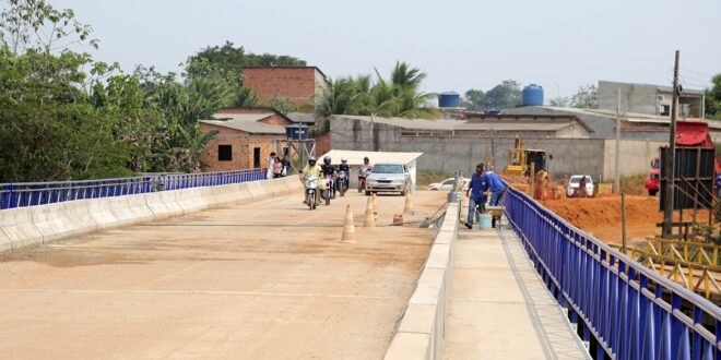 Prefeitura interdita ponte da Judia para realizar fase de asfaltamento