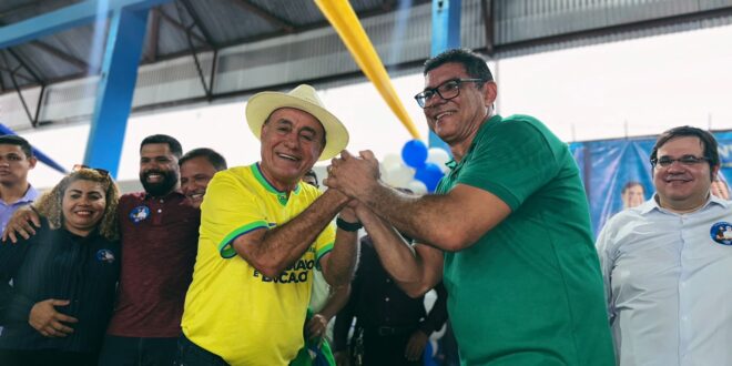 Bocalom prestigia convenção de Manoel Maia e relembra trajetória desafiadora na política