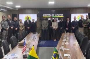 Policiais adidos dos Estados Unidos vêm ao Acre debater segurança diplomática e fronteiras