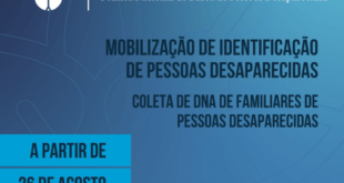 Polícia Civil lança campanha de coleta de DNA de familiares de pessoas desaparecidas