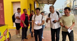 Jenilson Leite toma café com comerciantes e garante revitalização do Mercado Velho na capital
