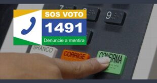 Não passe pano: denuncie mentiras (fake news) envolvendo as Eleições, através do número 1491