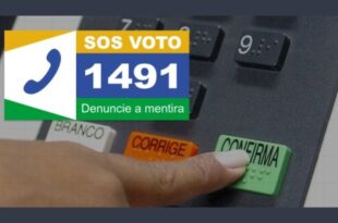 Não passe pano: denuncie mentiras (fake news) envolvendo as Eleições, através do número 1491