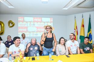 Presidenta do Sinteac declara apoio à candidatura de Dr. Jenilson e Sanderson Moura