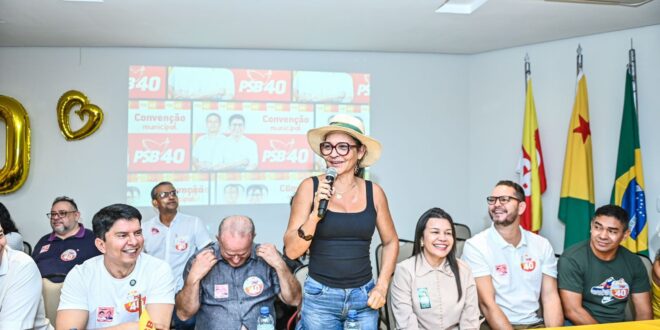 Presidenta do Sinteac declara apoio à candidatura de Dr. Jenilson e Sanderson Moura