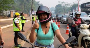 Detran encerra Semana Nacional de Trânsito com ação educativa na Avenida Antônio da Rocha Viana, em Rio Branco