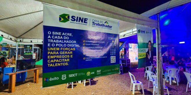Governo faz busca ativa de trabalhadores durante a Expo Sena, com oferta de cursos profissionalizantes