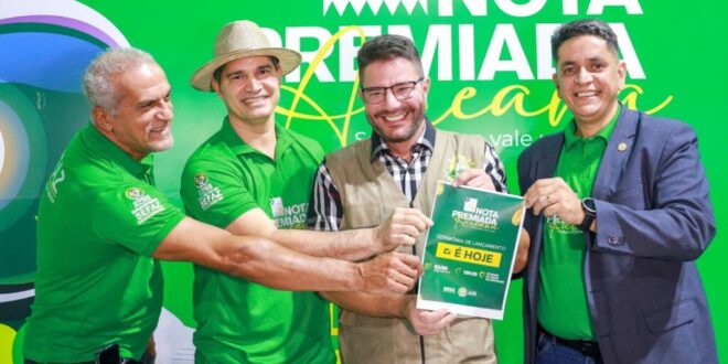 Nota Premiada Acreana é lançada oficialmente na terceira noite da Expoacre