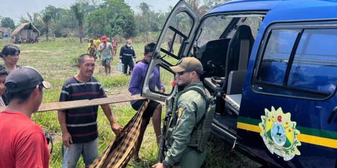Segurança Pública realiza ação de resgate aeromédico em aldeia indígena