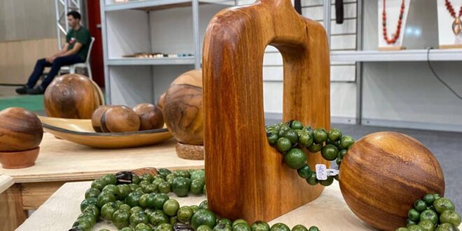 Peças regionais do Acre são apresentadas na Feira Nacional de Artesanato e Cultura, em Fortaleza