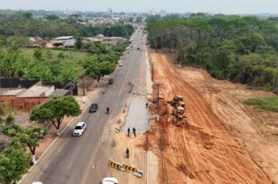 Deracre avança em obras de estabilização na Avenida Antônio da Rocha Viana