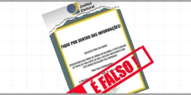 Atenção: comprovante de votação não vale como prova de vida