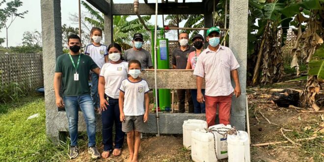 Para mitigar os impactos da seca, Estado instala filtros de água potável em comunidades de áreas protegidas
