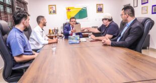 Em reunião com governo Gonzaga destaca incentivo da Aleac à inovação tecnológica e capacitação de jovens acreanos