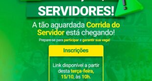Inscrições para a Corrida do Servidor se iniciam nesta terça-feira, 15