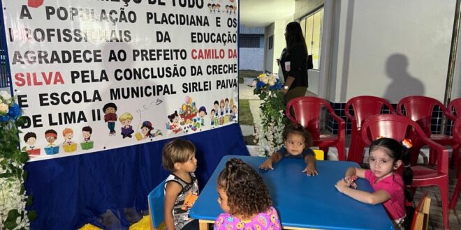 Plácido de Castro inaugura sua primeira creche municipal