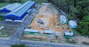 Construção da Base de Aviação do Juruá se inicia com a execução das fundações da estrutura do hangar